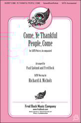 Come, Ye Thankful People, Come SATB choral sheet music cover